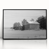 Large abstract wall art depicting a vibrant Idaho landscape on a framed acrylic, ideal for modern living room decor.