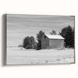 Landscape art painting featuring Idaho scenery on a framed canvas with a silver side view, ideal for living room decor.
