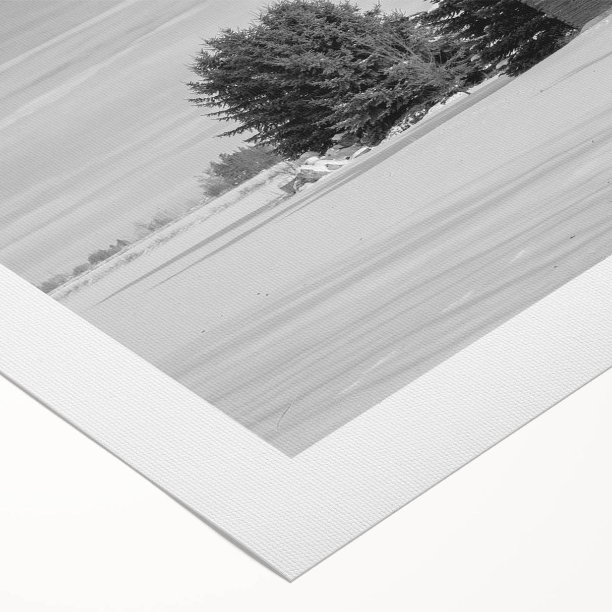 Art deco poster of Idaho scenery in muted earth tones on rolled canvas, ideal for dining room wall art.