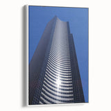 Vintage poster art of Seattle skyline in vibrant colors on extra large framed canvas, suitable for living room decor.