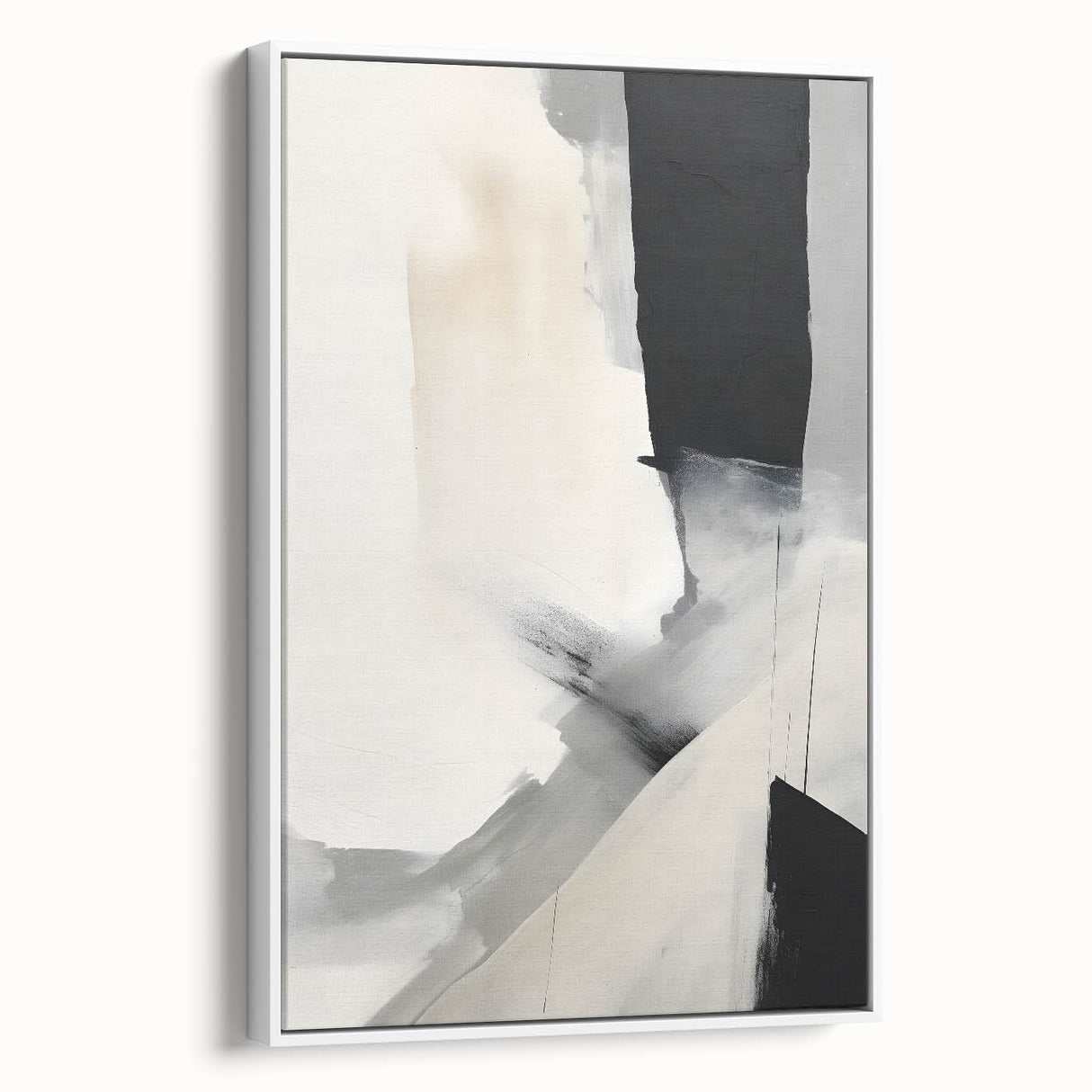 Framed Dining Room Prints - Modern Black & White Abstract Art