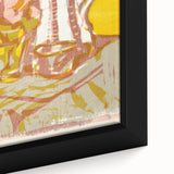 Expressionist Art: Still Life with Pitcher and Flowers by Kirchner