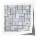 Modern Geometric Wall Art – Minimalist Gray Abstract Design Print