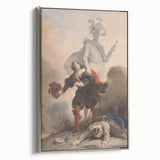 Romanticism Art - Don Juan and the Commander’s Statue by Fragonard