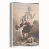 Romanticism Art - Don Juan and the Commander’s Statue by Fragonard