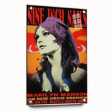 Nine Inch Nails & Marilyn Manson Poster – 1994 Seattle Concert