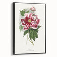 Romanticism Art - Peony Flower Painting on Canvas