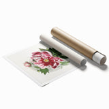 Romanticism Art - Peony Flower Painting on Canvas