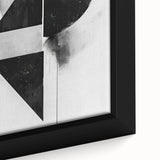 Abstract minimalist wall art featuring soft shades of blue and beige, elegantly framed, showcasing intricate textures and patterns ideal for modern decor.