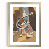 Expressionist Art: Still Life with Wine Glass and Fruit by Kirchner