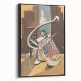 Expressionist Art: Still Life with Wine Glass and Fruit by Kirchner