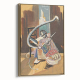 Expressionist Art: Still Life with Wine Glass and Fruit by Kirchner