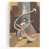 Expressionist Art: Still Life with Wine Glass and Fruit by Kirchner