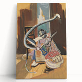 Expressionist Art: Still Life with Wine Glass and Fruit by Kirchner