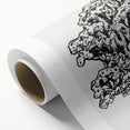 Abstract Coral Ink Drawing: Modern Black and White Wall Art by Leo Gestel