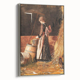 Rustic Farm Art Print - Fresh Eggs by Winslow Homer - Countryside Realism