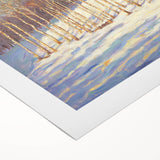 Abstract floral design rolled canvas art showcasing vibrant colors, intricate patterns, and a textured finish, ideal for modern home decor or artistic display.