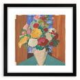 Modern Expressionism Floral Wall Art - Vibrant and Captivating