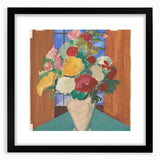 Modern Expressionism Floral Wall Art - Vibrant and Captivating