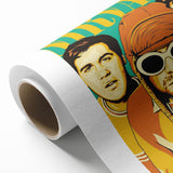 Nirvana Retro Poster – Iconic 90s Band Art Print