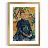Impressionist Portrait - Madame Cézanne in Conservatory by Cézanne Art