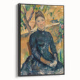 Impressionist Portrait - Madame Cézanne in Conservatory by Cézanne Art