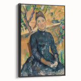 Impressionist Portrait - Madame Cézanne in Conservatory by Cézanne Art