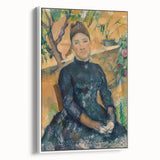 Impressionist Portrait - Madame Cézanne in Conservatory by Cézanne Art
