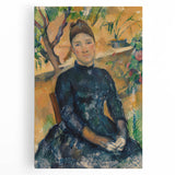 Impressionist Portrait - Madame Cézanne in Conservatory by Cézanne Art