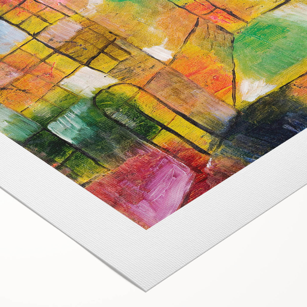Abstract Modern Art with Nature and Architecture - Trendy Wall Decor