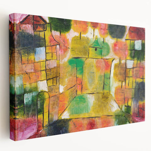 Abstract Modern Art with Nature and Architecture - Trendy Wall Decor