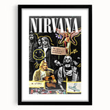 Nirvana "In Utero" Poster – Iconic 90s Grunge Band Art