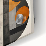 Elegant Dining Room Art Prints - Black & Gold Geometric Canvas