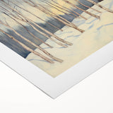 Abstract floral design on rolled canvas, showcasing vibrant colors and intricate patterns. Ideal for home decor, this artwork is packaged securely in a cardboard tube for safe shipping.