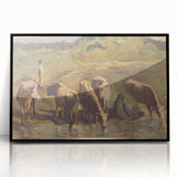 Expressionist Art of Summer Herds | Contemporary Expressionism Wall Art