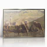 Expressionist Art of Summer Herds | Contemporary Expressionism Wall Art