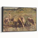 Expressionist Art of Summer Herds | Contemporary Expressionism Wall Art