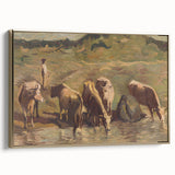 Expressionist Art of Summer Herds | Contemporary Expressionism Wall Art