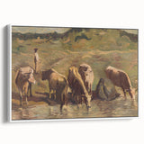 Expressionist Art of Summer Herds | Contemporary Expressionism Wall Art