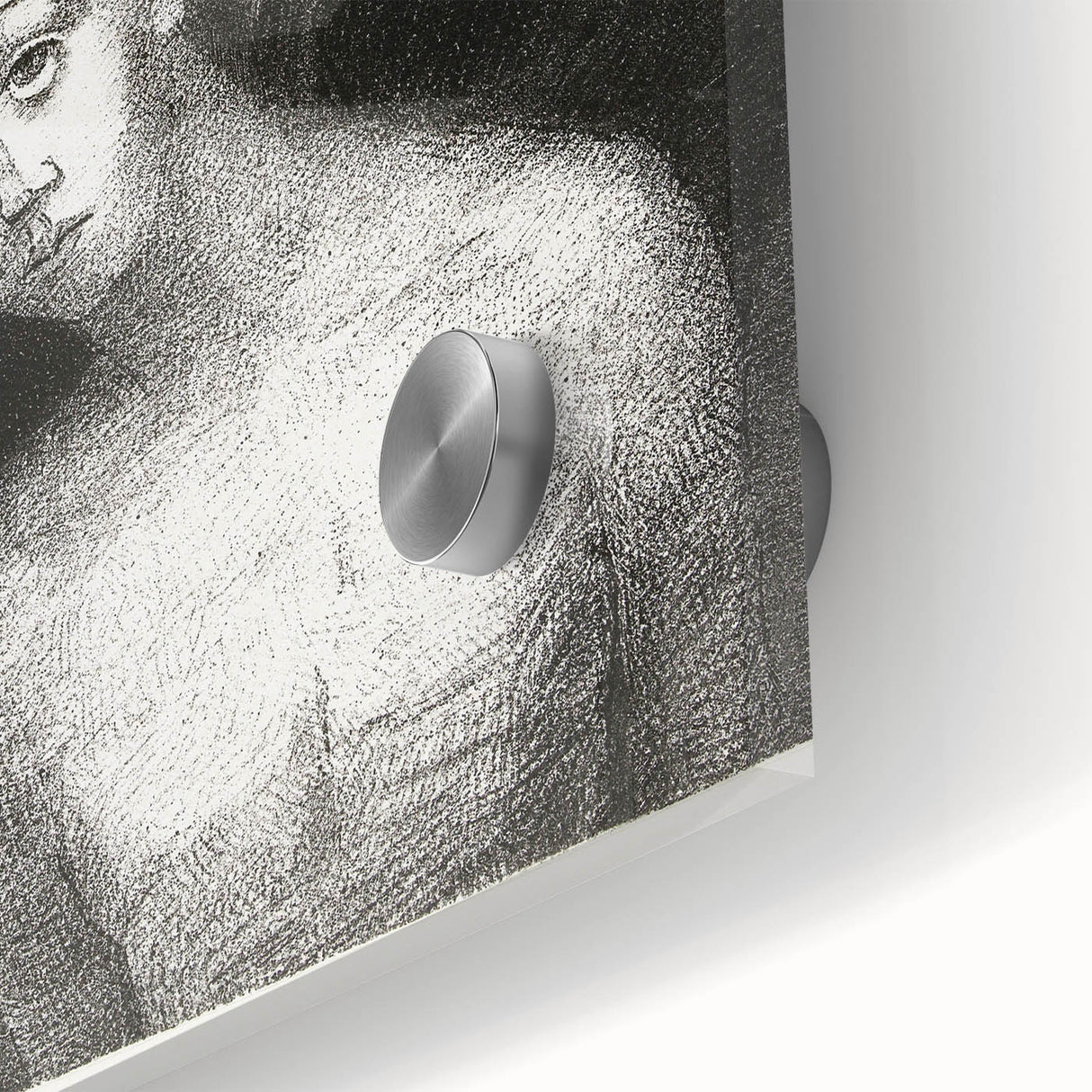 Modern Wall Art - The Fallen Angel by Odilon Redon - Mystical Black & White Decor