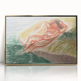 Abstract Expressionism Sunbathing | Vibrant Contemporary Wall Art