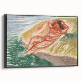 Abstract Expressionism Sunbathing | Vibrant Contemporary Wall Art