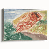 Abstract Expressionism Sunbathing | Vibrant Contemporary Wall Art