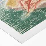 Abstract Expressionism Sunbathing | Vibrant Contemporary Wall Art