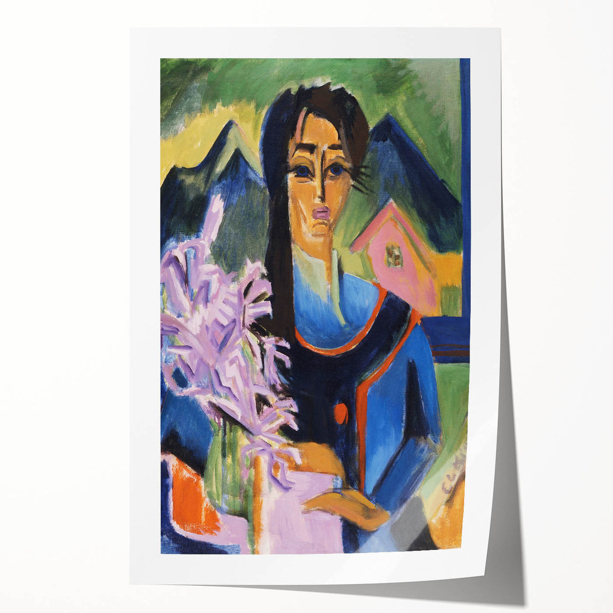 Sunday in the Alps - Contemporary Expressionist Art Canvas Print