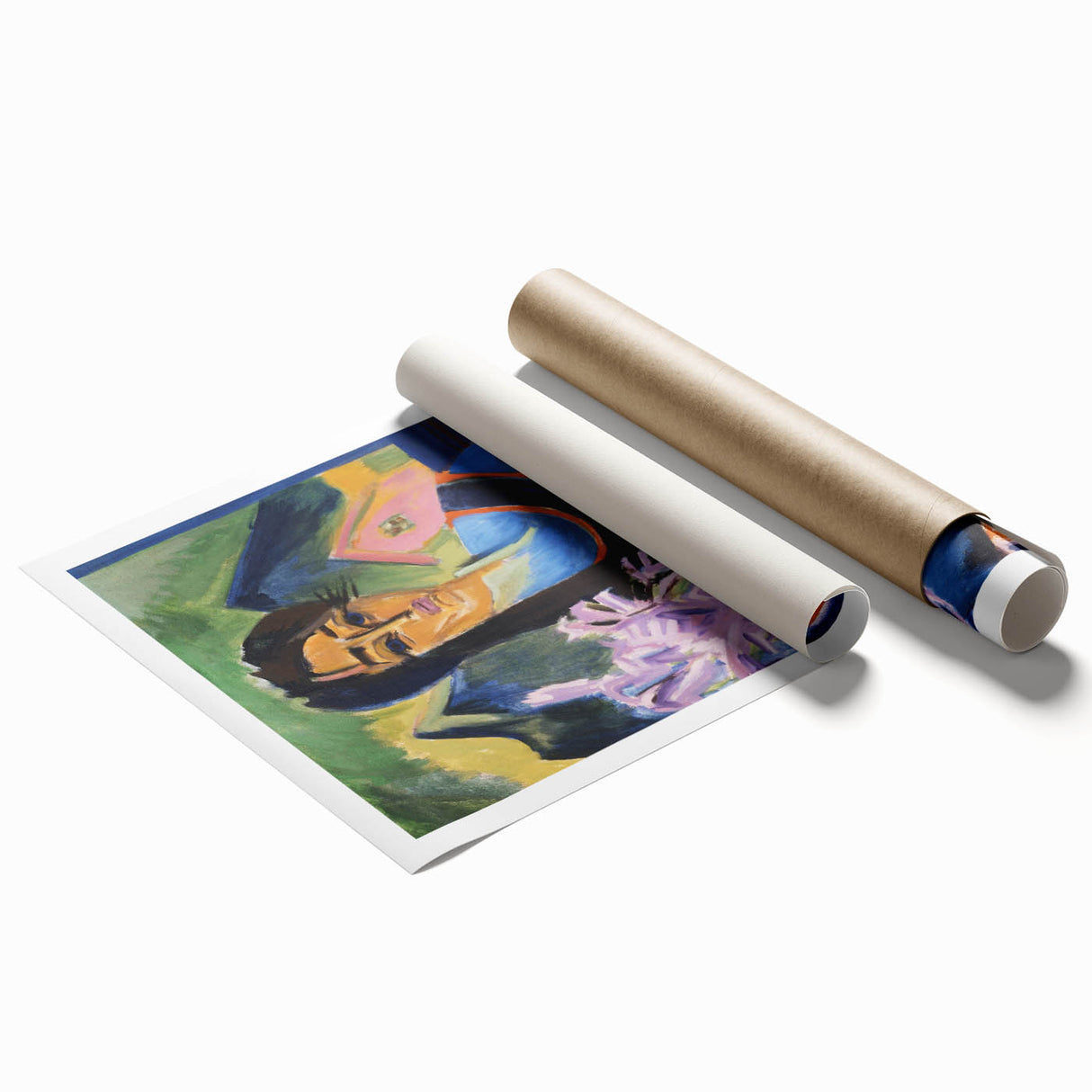 Sunday in the Alps - Contemporary Expressionist Art Canvas Print