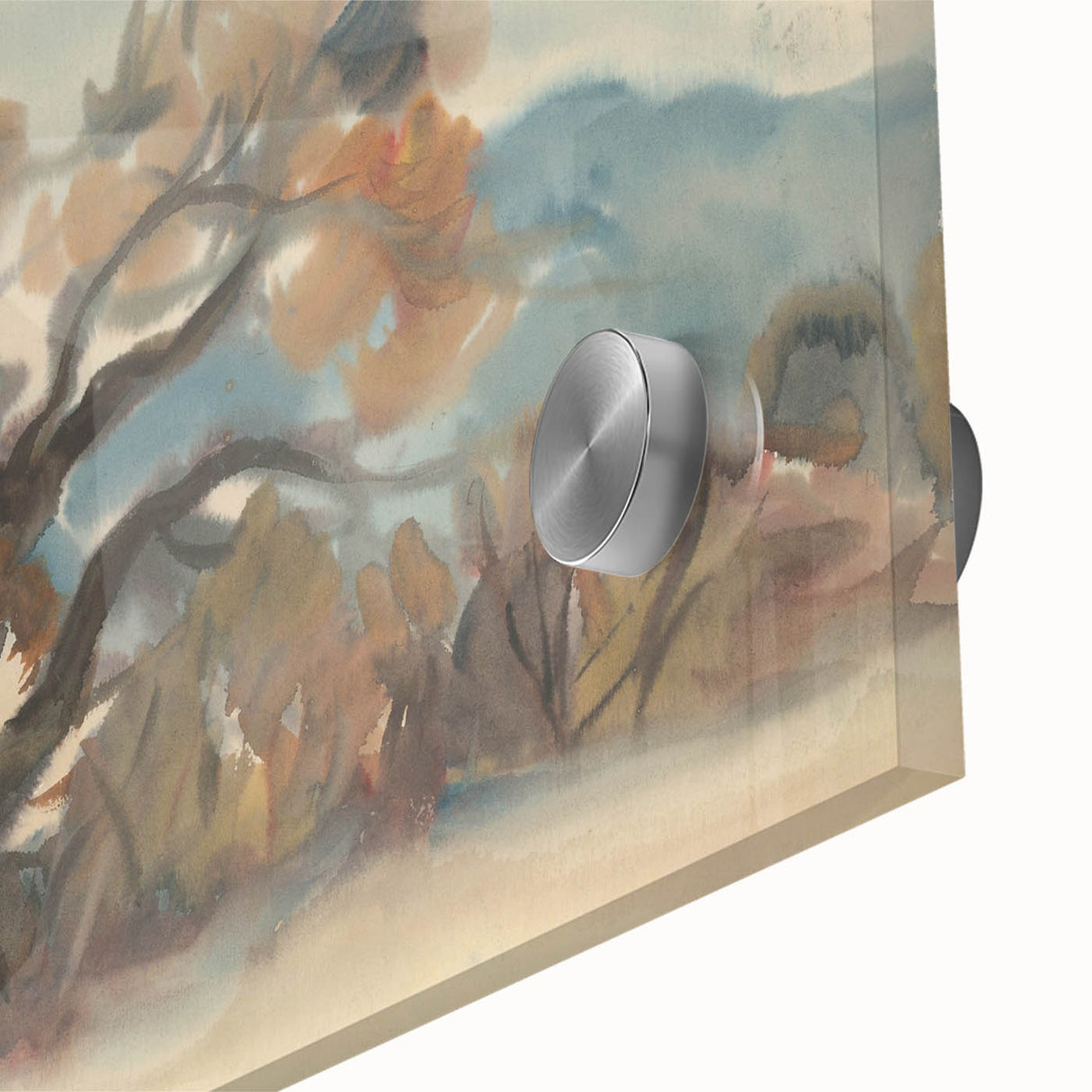 Autumn Forest Modern Art Print - Nature-Inspired Contemporary Decor