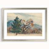 Autumn Forest Modern Art Print - Nature-Inspired Contemporary Decor