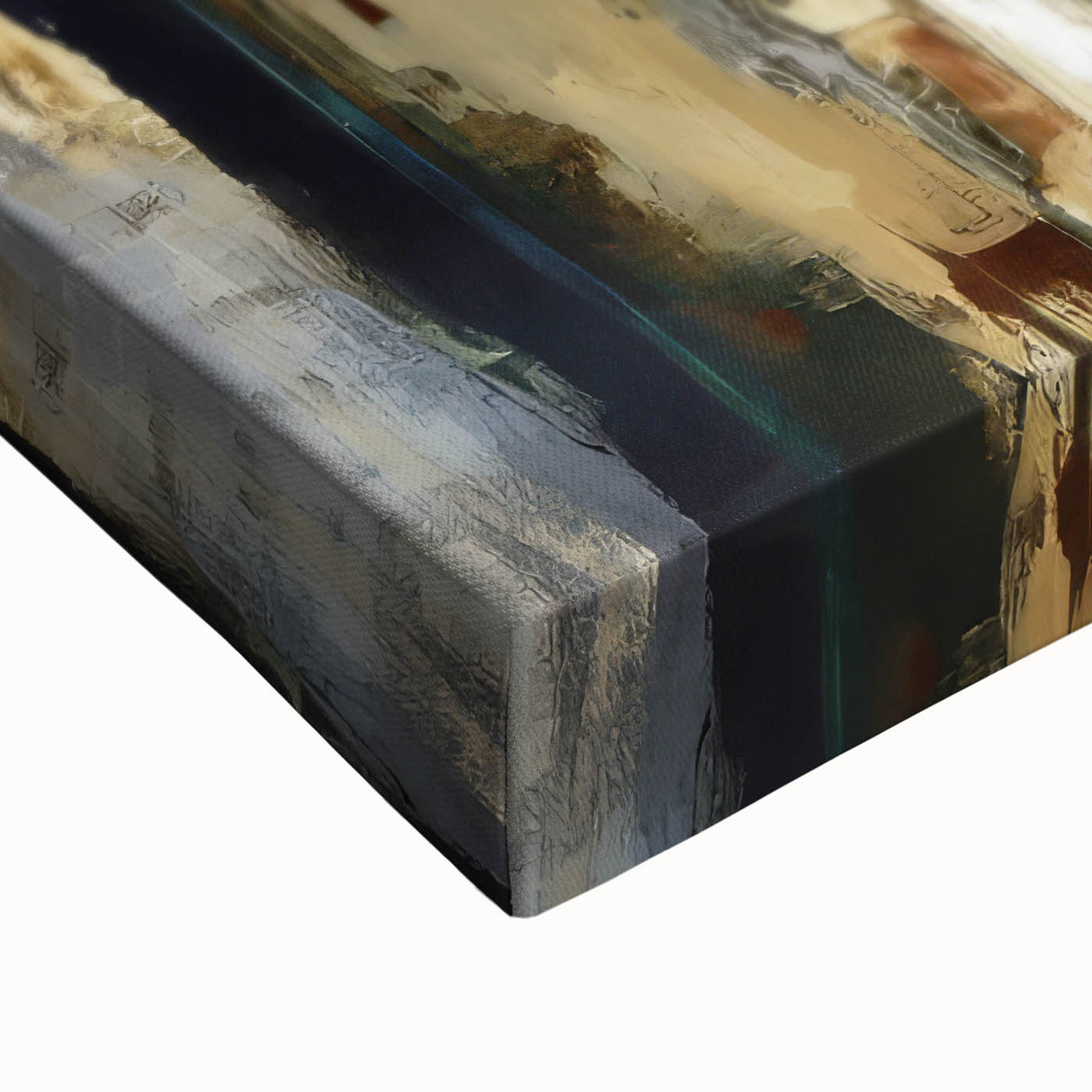 Abstract Figures Wall Art - Modern Canvas Print for Living Room