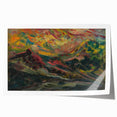 Expressionist Art Sunset in the Mountains - Modern Expressionism Wall Art